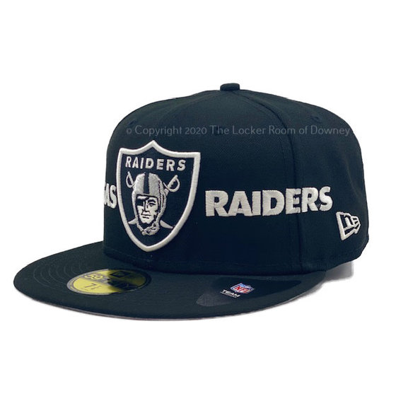 Men's Las Vegas Raiders New Era Black 2020 NFL Draft Official Draftee  59FIFTY Fitted Hat