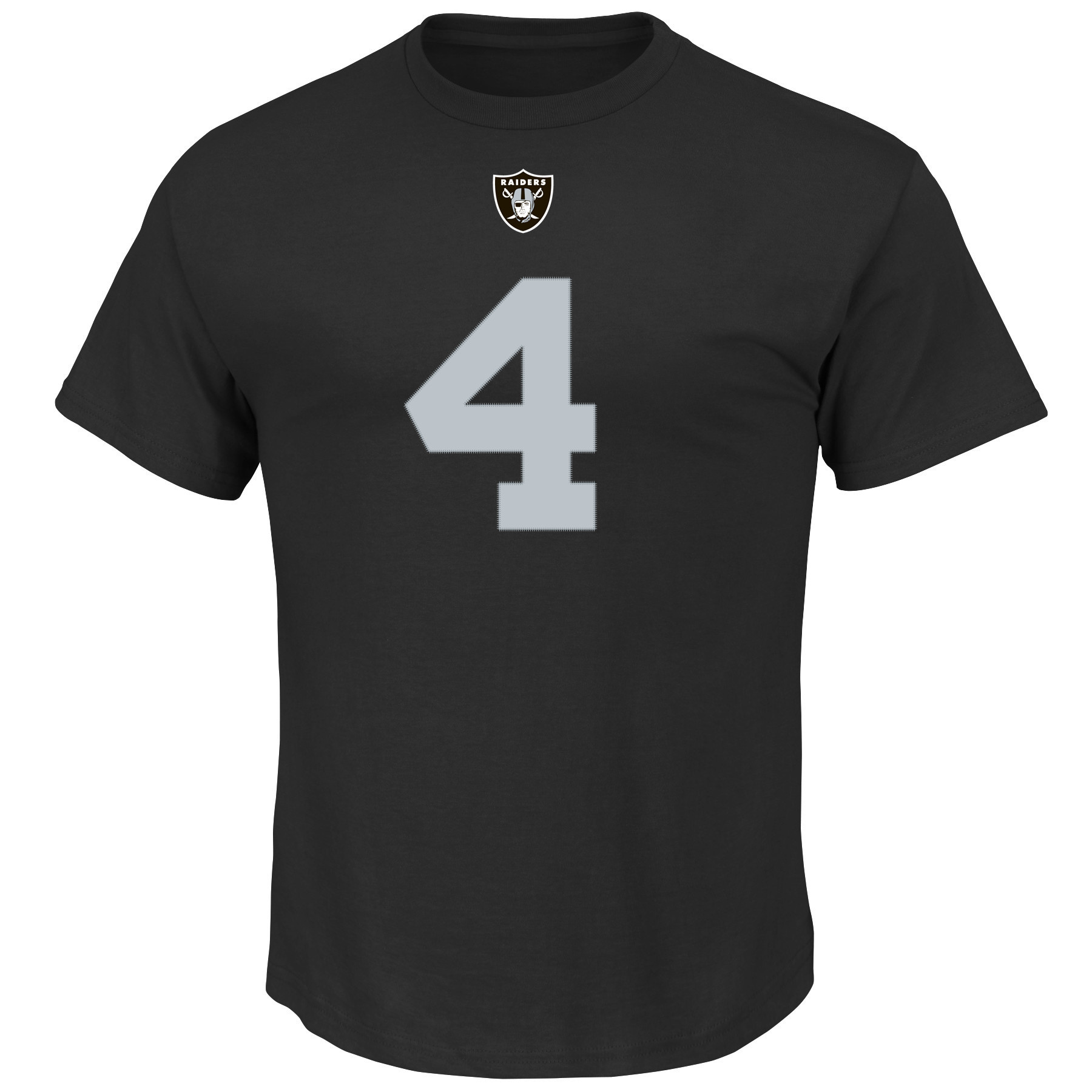Raiders M Carr #4 Tee Black - The Locker Room of Downey