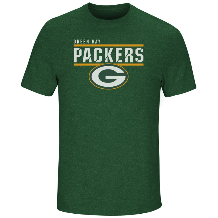 Majestic Packers M Tee Flex Team Green