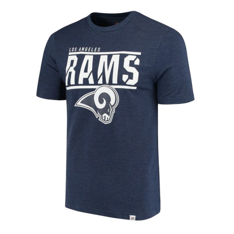 Majestic Rams M Tee Flex Team Navy