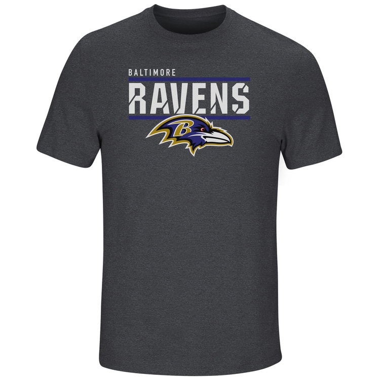 Majestic Ravens M Tee Flex Team Charcoal