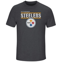 Majestic Steelers M Tee Flex Team Charcoal