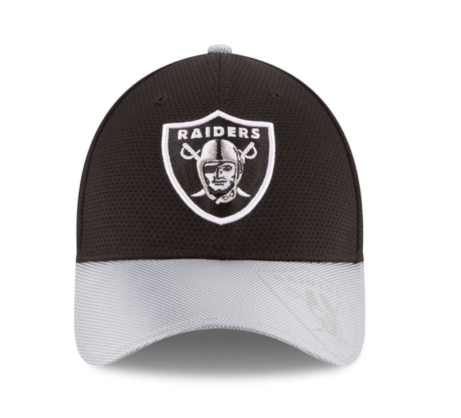 Oakland Raiders HOME ONFIELD STADIUM Grey-Black Fitted Hat