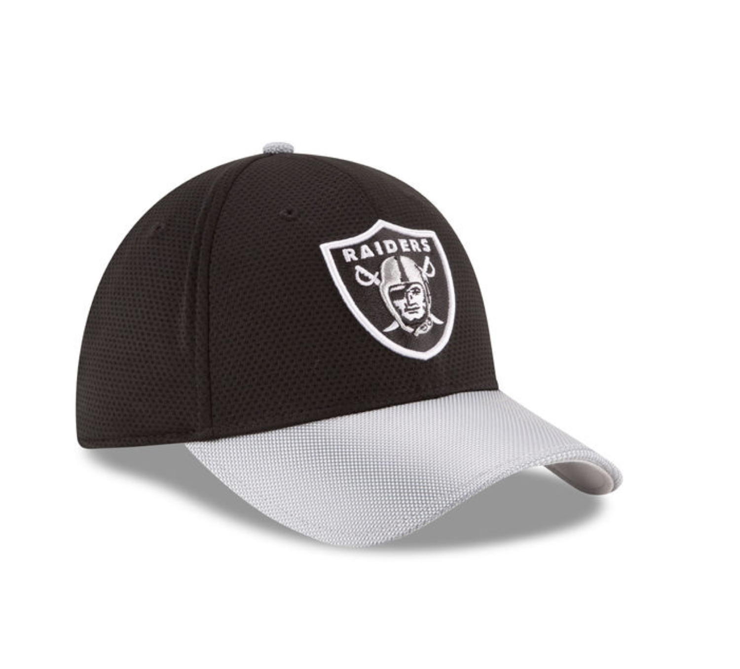 Oakland Raiders HOME ONFIELD STADIUM Grey-Black Fitted Hat