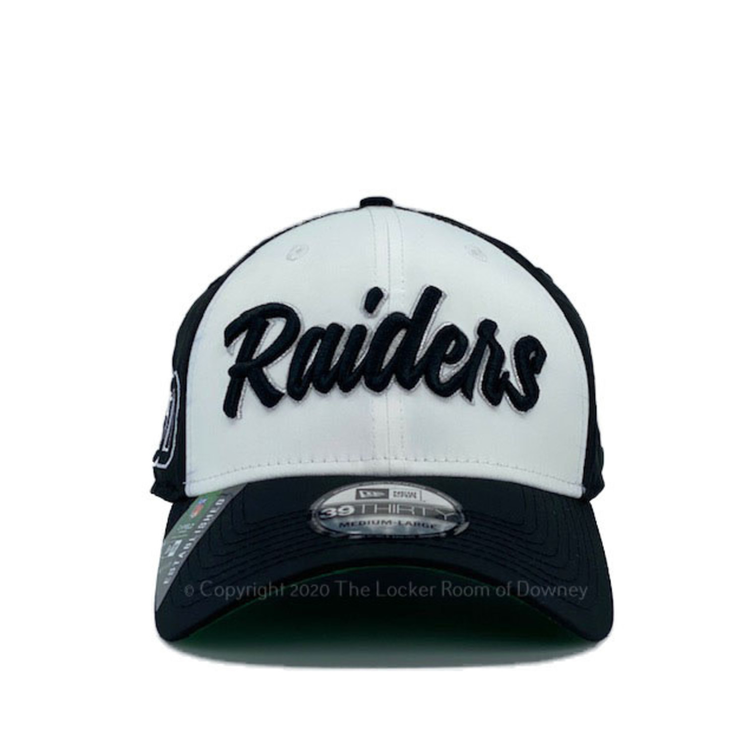 Raiders 19 Home Sideline 3930 White Front - The Locker Room of Downey