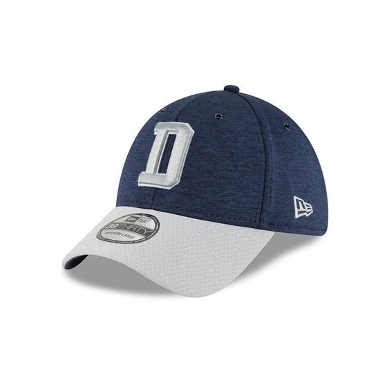 Men's Dallas Cowboys New Era Gray 2021 NFL Sideline Home 39THIRTY Flex Hat