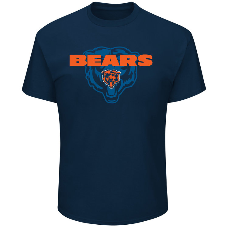 Majestic Bears M Pick Six Tee Navy