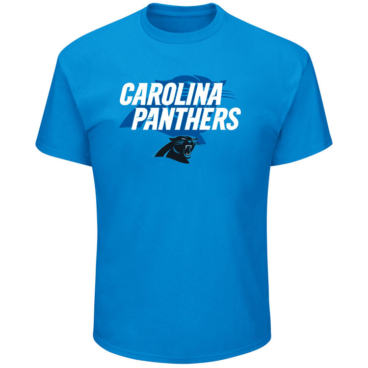 Majestic Panthers M Pick Six Tee Blue