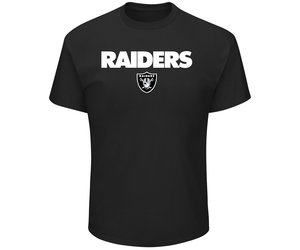 Raiders M Pick Six Tee Black - The Locker Room of Downey