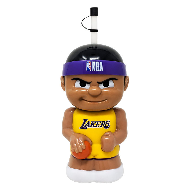 Party Animal, Inc. Big Sip 3D Water Bottle - NBA Los Angeles Lakers