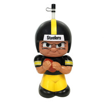 Party Animal, Inc. Big Sip 3D Water Bottle - NFL Pittsburgh Steelers