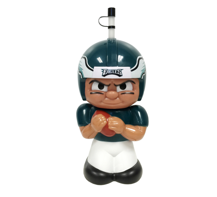 Party Animal, Inc. Big Sip 3D Water Bottle - NFL Philadelphia Eagles