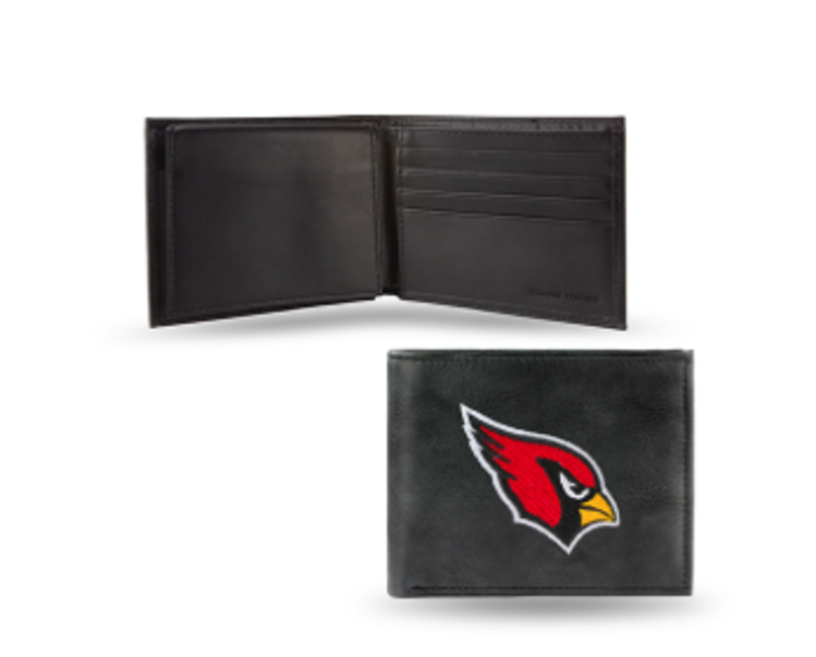 Rico Industries NFL Arizona Cardinals Rico Embroidered Leather Billfold Wallet