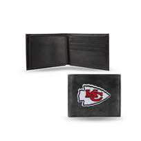 Rico Industries NFL Kansas City Chiefs Rico Embroidered Leather Billfold Wallet