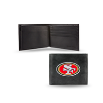 Rico Industries NFL San Francisco 49ers Rico Embroidered Leather Billfold Wallet