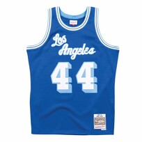 Mitchell and Ness LA Lakers Men's Mitchell & Ness 1960-61 Jerry West #44 Replica Swingman Jersey Royal