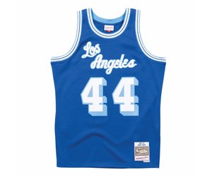 Jerry West Royal Los Angeles Lakers Autographed 1960-61 Mitchell & Ness Hardwood  Classics Swingman Jersey with HOF 1980+2010 and NBA Top 75 Inscriptions