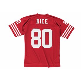 Jerry Rice Raiders Jersey #80 San Francisco 49ers Red/Black Two Tone Men's