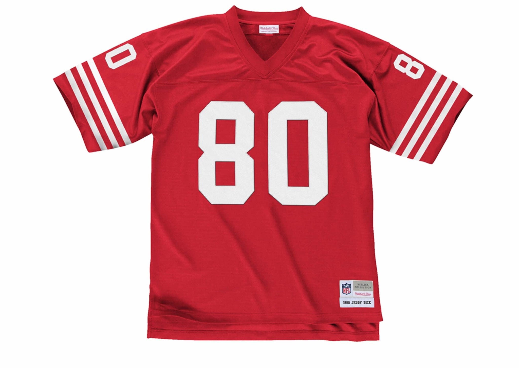 Jerry Rice #80 San Francisco 49ers NFL Starter Red Home Jersey Men's  LARGE / XL