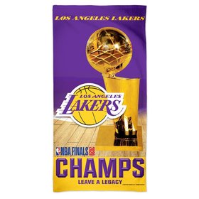 LA Lakers WinCraft 2020 NBA Finals Champions Locker Room 3' x 5' On-Court  Deluxe 1-Sided Flag - The Locker Room of Downey