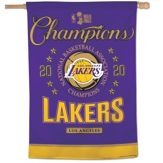 Los Angeles 2020 CITY OF CHAMPIONS Dodgers and Lakers Premium 28x40 Wall  Banner - Wincraft Inc.