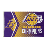 Rico Industries 2020 NBA Finals Champs LA Lakers Rico 3'x5' Banner Flag