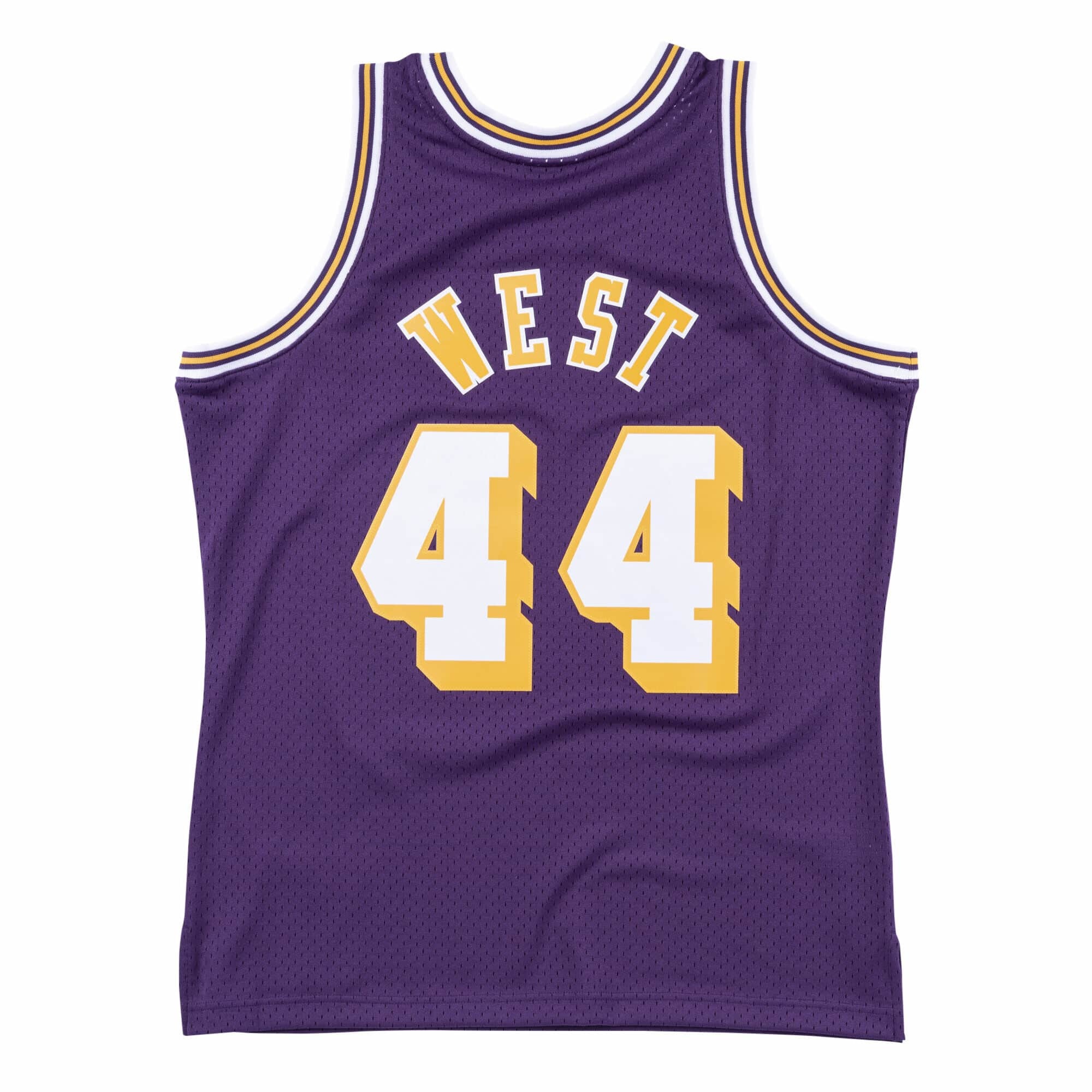 LA Lakers Men's Mitchell & Ness 1971-72 Jerry West #44 Replica Swingman Jersey  Purple - The Locker Room of Downey