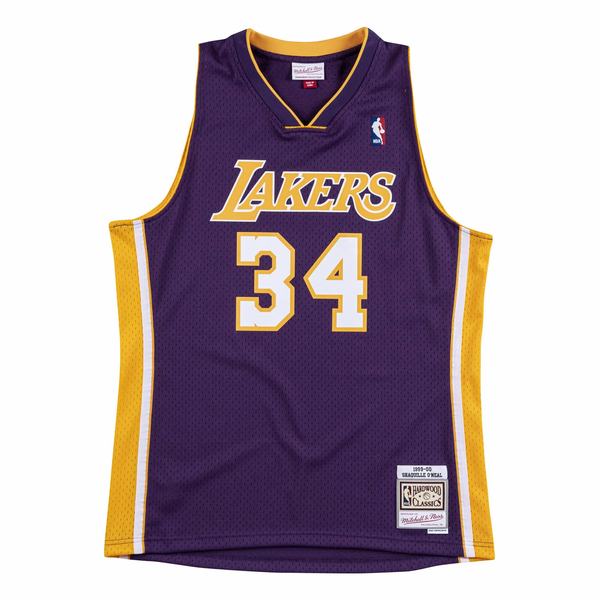 Los Angeles Lakers Hyper Hoops Swingman Jersey - Shaquille O'Neal By  Mitchell & Ness - Dark Purple - Mens