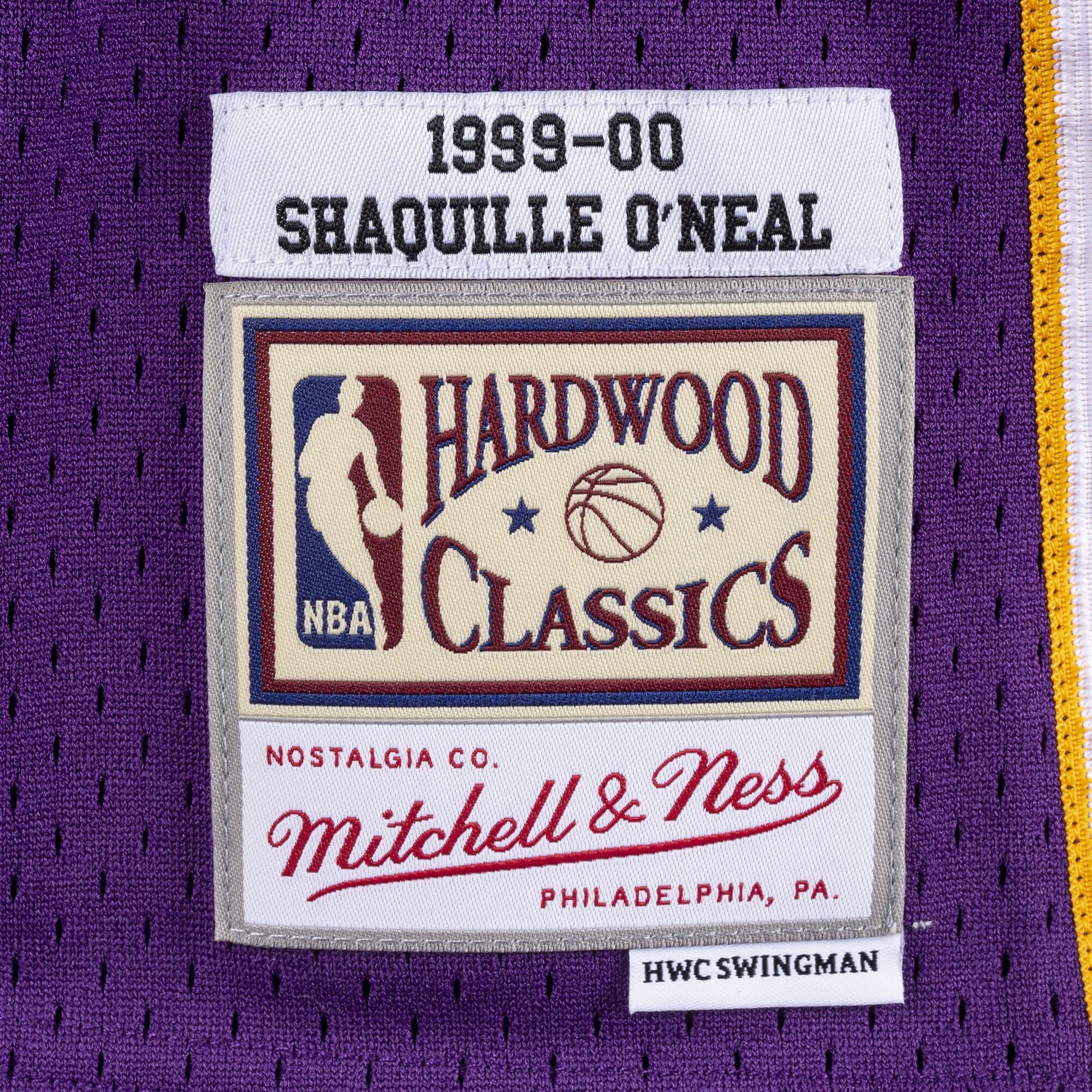 Mitchell & Ness Los Angeles Lakers Shaquille O'Neal #34 Swingman Jersey Purple