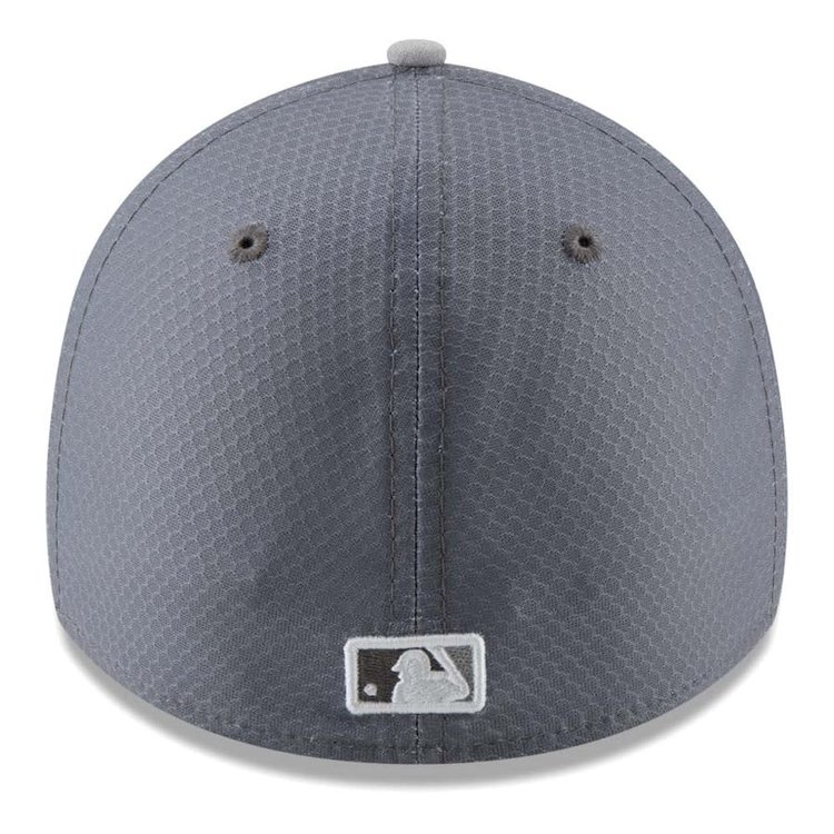 New Era Dodgers New Era Gray 2018 National League Champions Locker Room 39THIRTY Flex Hat