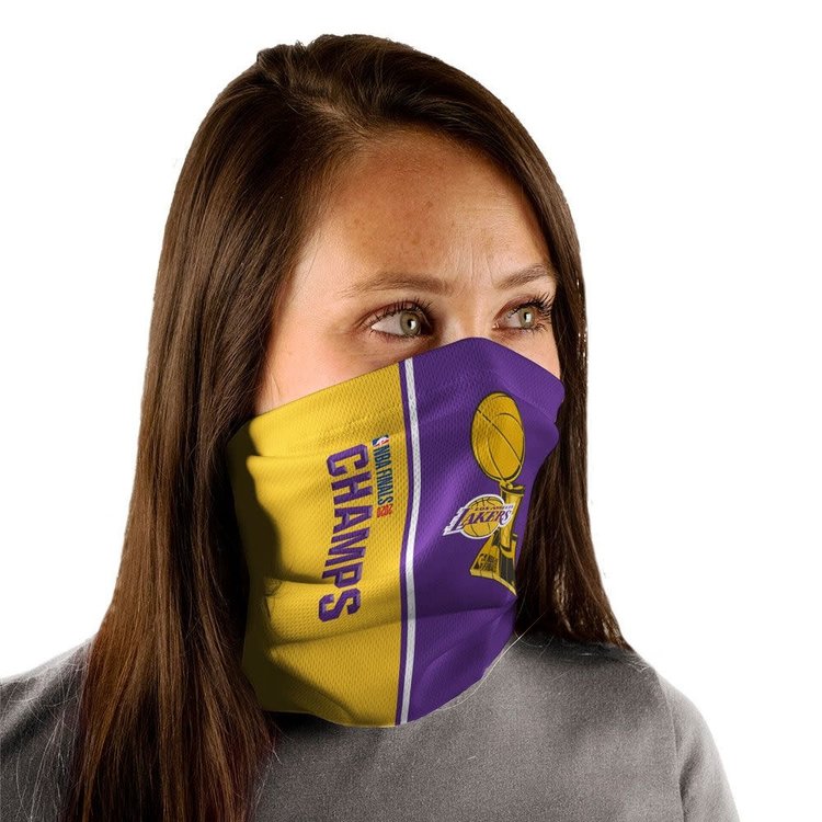 Wincraft NBA Fan Wrap Gaiter Purple/Gold NBA Finals Champions - Lakers