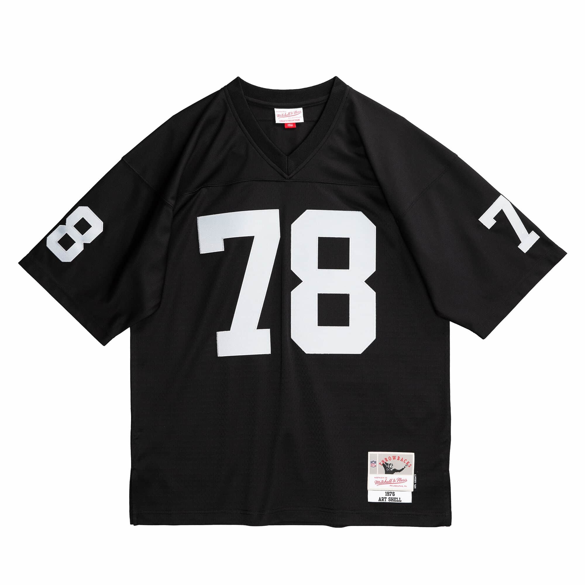 LA Raiders Men's Mitchell & Ness 1976 Art Shell #78 Jersey Black