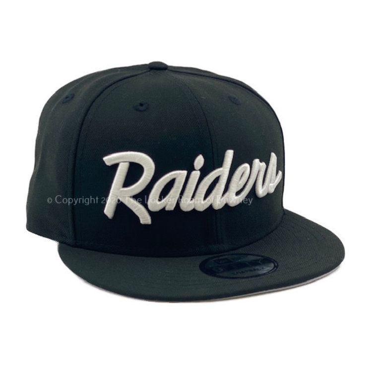 New Era Raiders Black Script 950