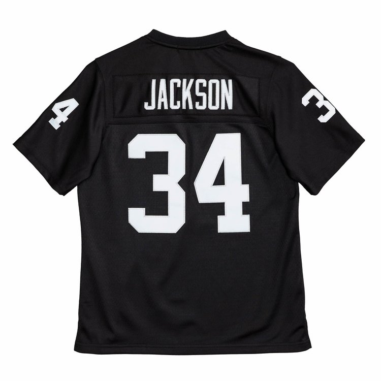 Mitchell and Ness NFL Raiders Women's Mitchell & Ness Bo Jackson #34 Jersey Black