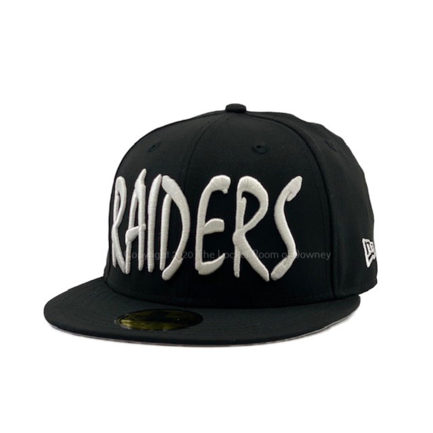 Raiders Black Letter Knit - The Locker Room of Downey