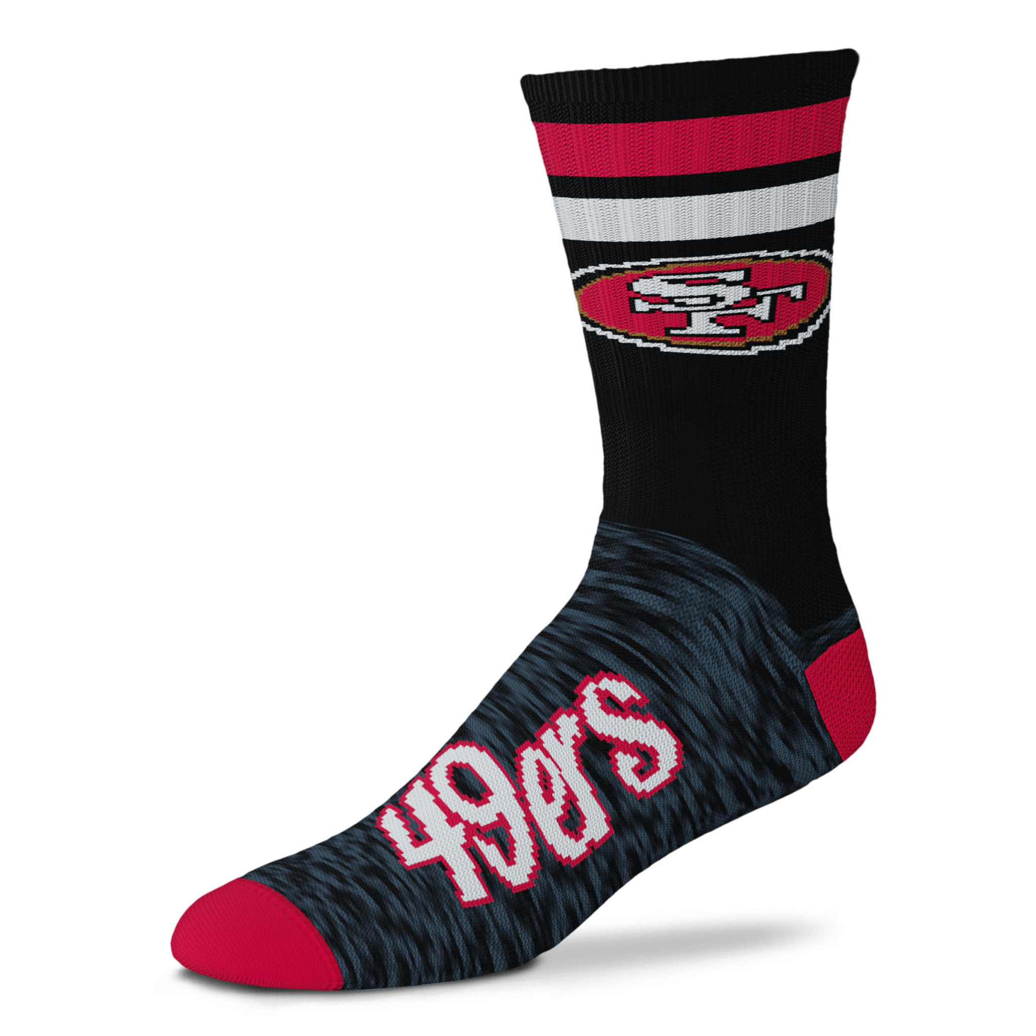 NFL Men's MVP Socks San Francisco 49ers Large - The Locker Room of Downey