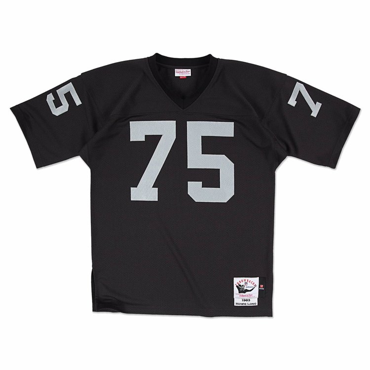Mitchell and Ness LA Raiders Men's Mitchell & Ness Authentic 1983 Howie Long #75 Jersey Black