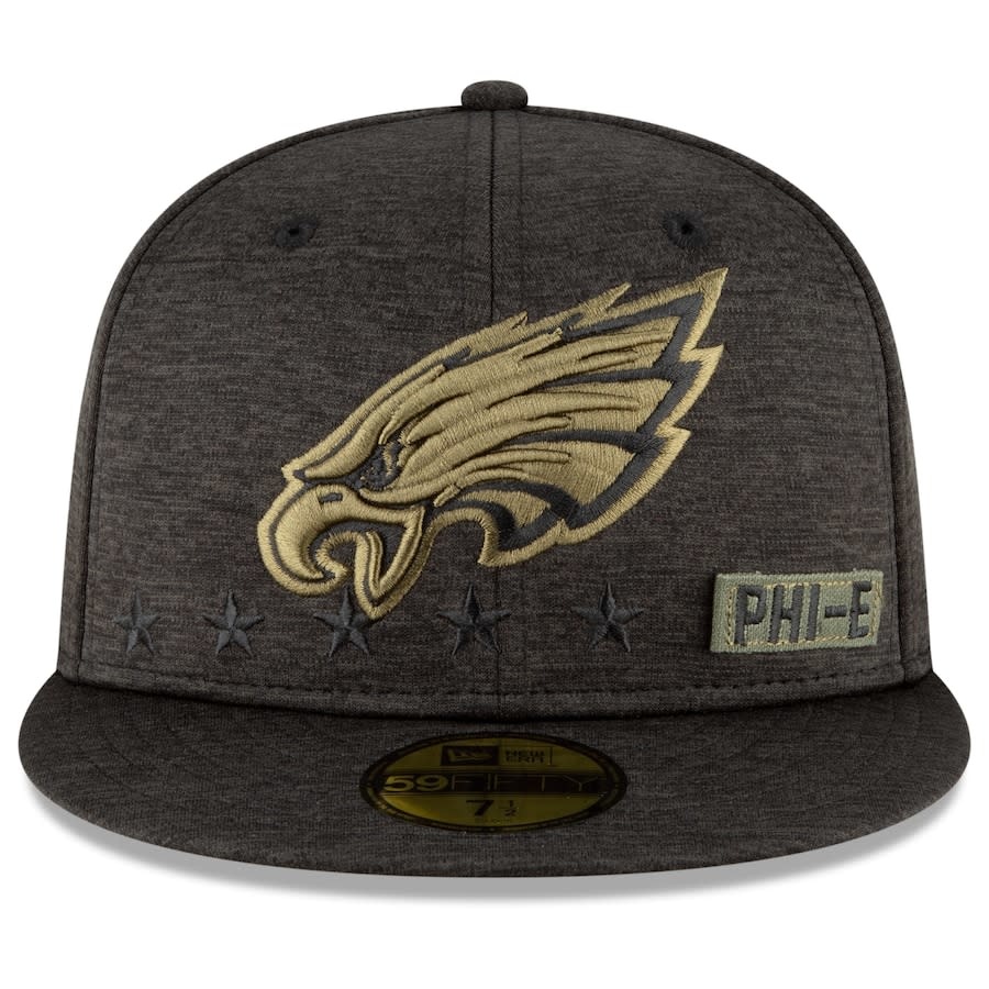 Philadelphia Eagles New Era 2023 Salute To Service 59FIFTY Fitted