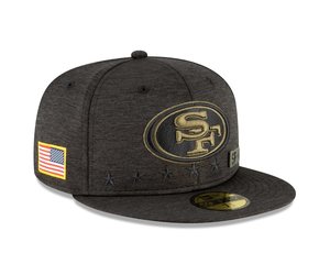 49ers salute hotsell to service hat