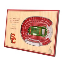You The Fan NCAA USC Trojans Coliseum Stadium View 5-Layer Wall Art