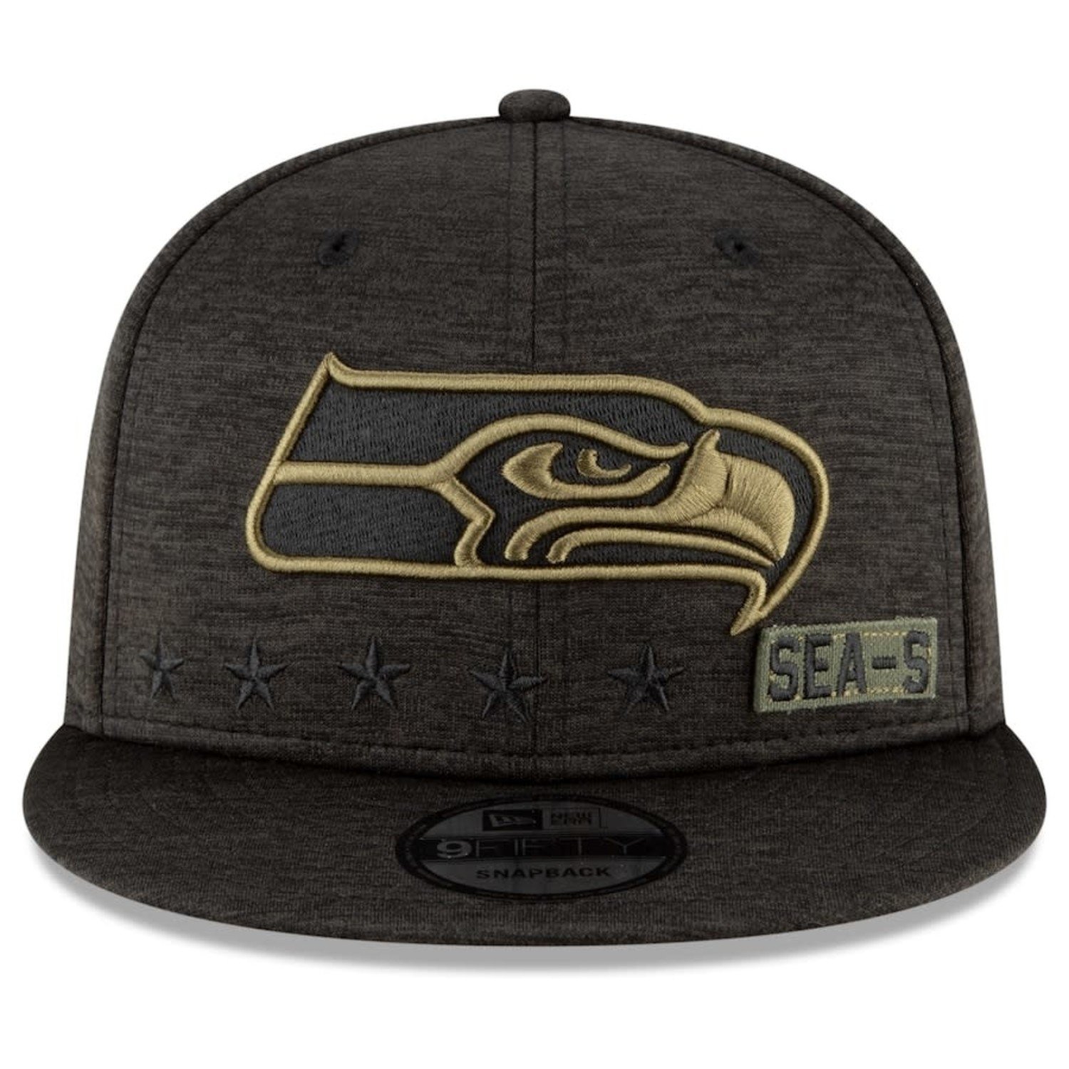 Men's Nike Black Seattle Seahawks 2020 Salute to Service Sideline  Performance Pullover Hoodie