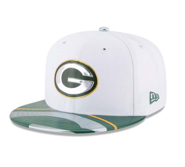 New Era NFL Green Bay Packers 2017 Draft On Stage 5950 White