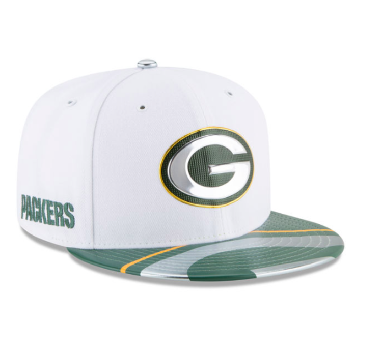 New Era NFL Green Bay Packers 2017 Draft On Stage 5950 White