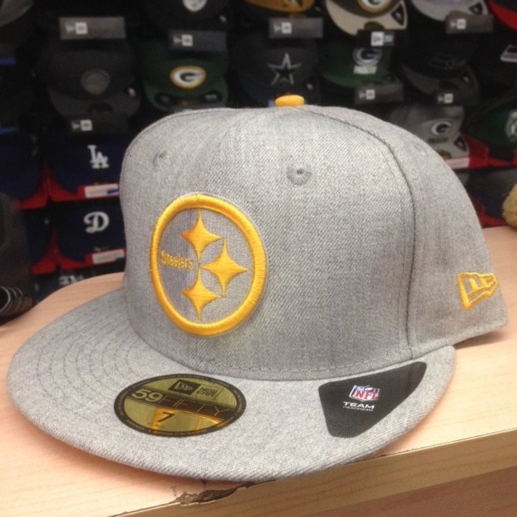 New Era Steelers P Heather Gray