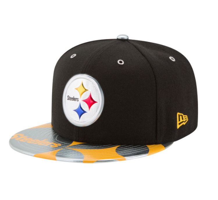 New Era Steelers 17 Draft 5950 Black