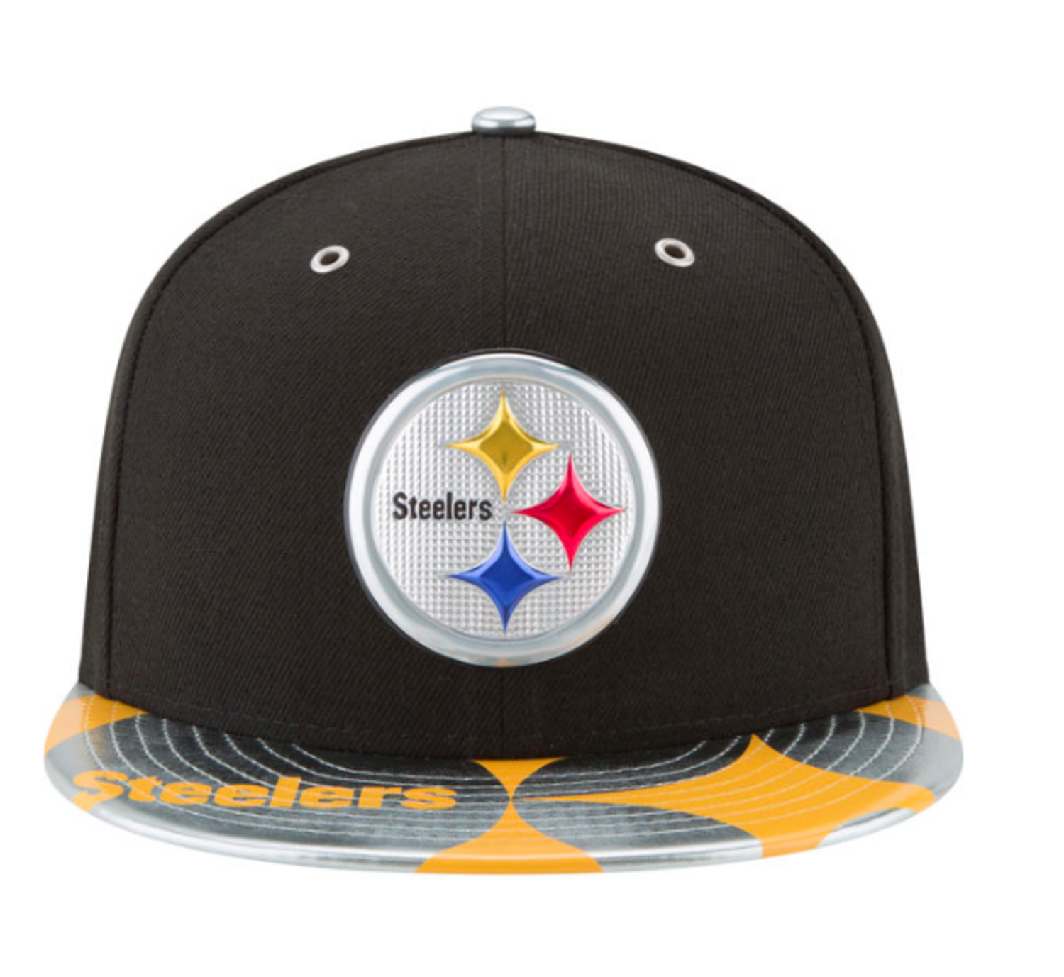 Pittsburgh Steelers 5950 Black White Hat