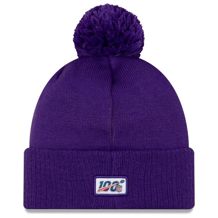 New Era Vikings 2019 On Field Sport Knit Road