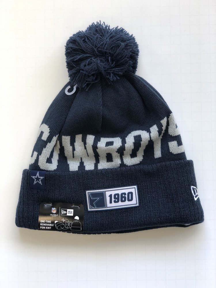 New Era Cowboys  2019 On Field Sport Knit  Road