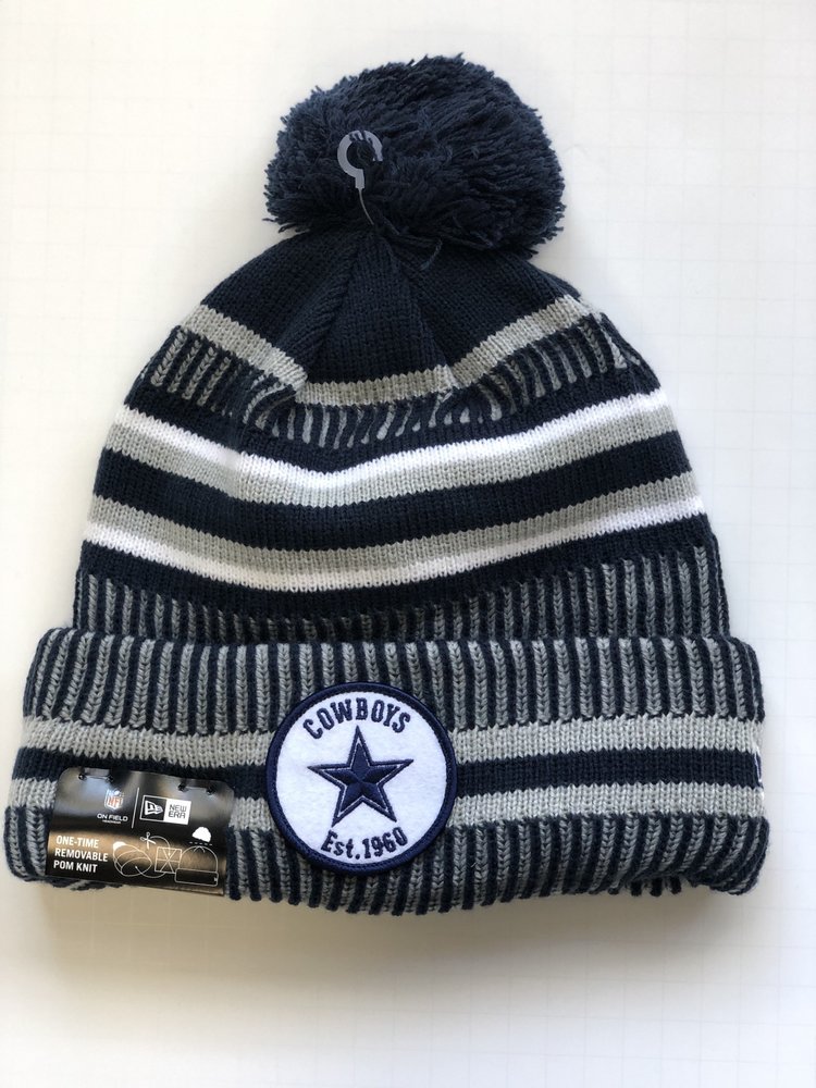 New Era Cowboys  2019 On Field Sport Knit  Home