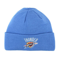 Adidas NBA Oklahoma City Thunder Adidas Basic Cuffed Knit Light Blue